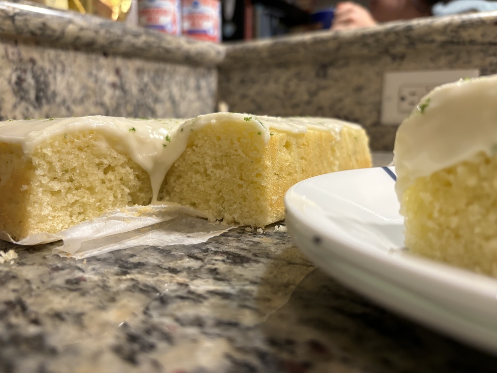 Lime Snacking Cake